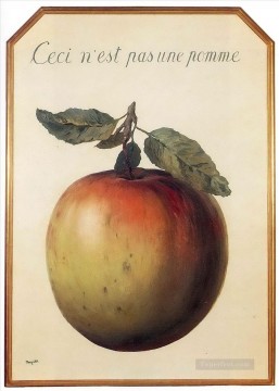抽象的かつ装飾的 Painting - これはリンゴではありません 1964 シュルレアリスム
